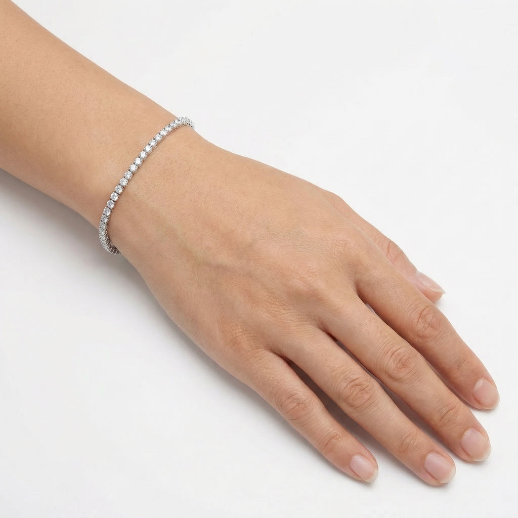 Silver Tennis Bracelet