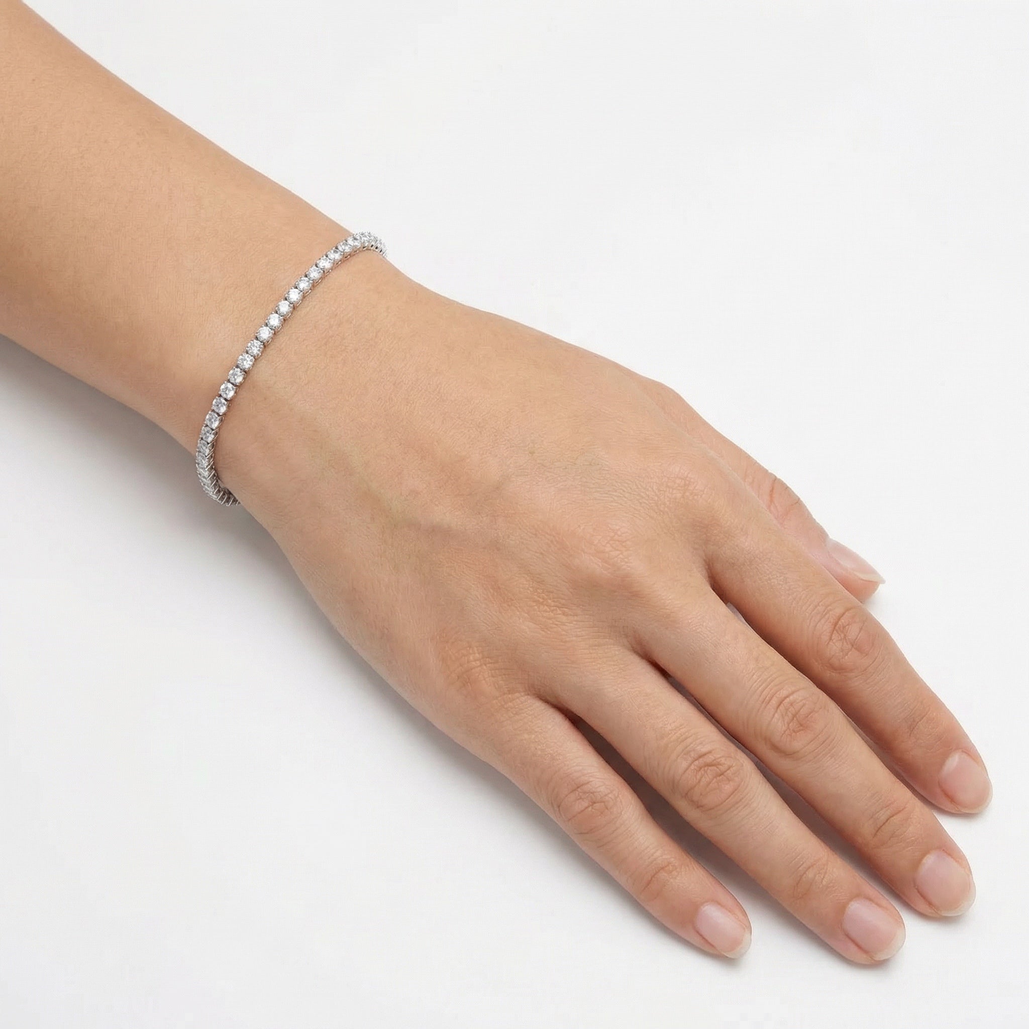 Silver Tennis Bracelet