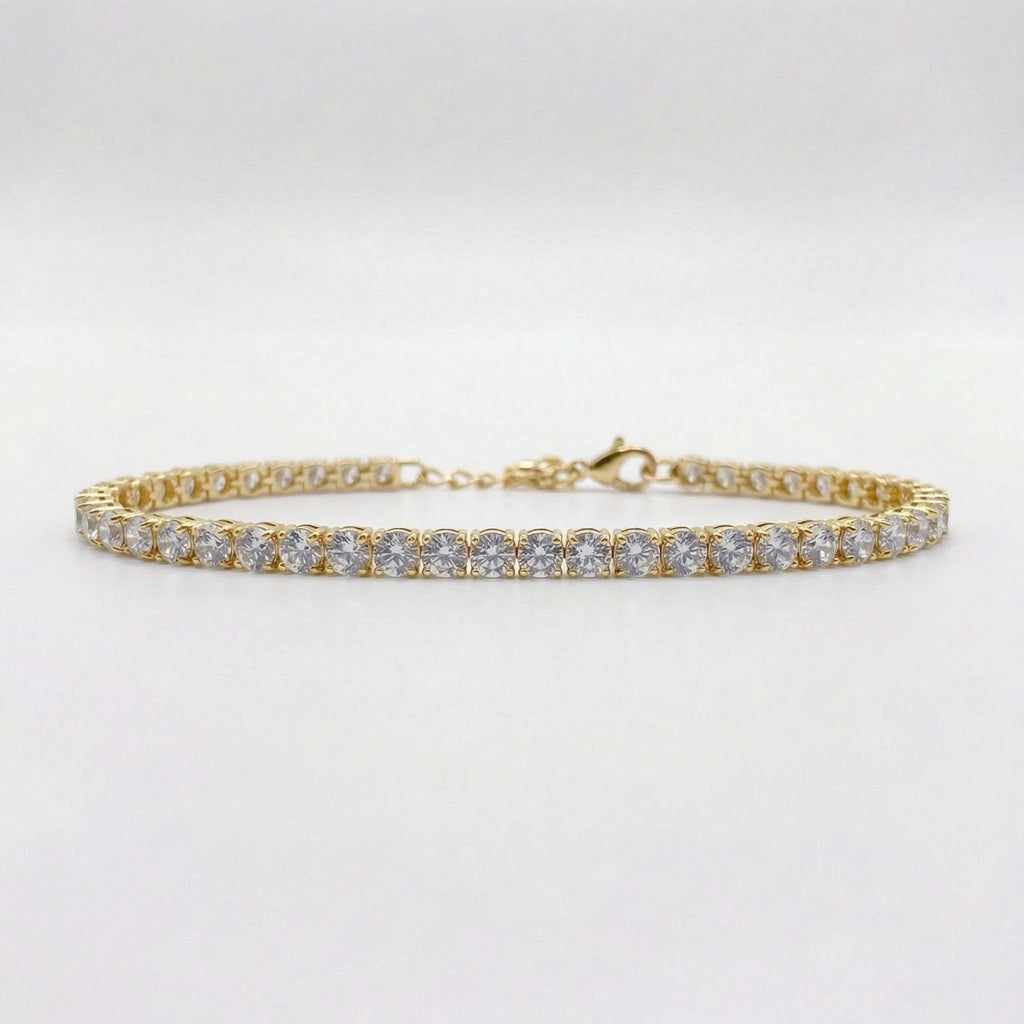 Gold Tennis Bracelet