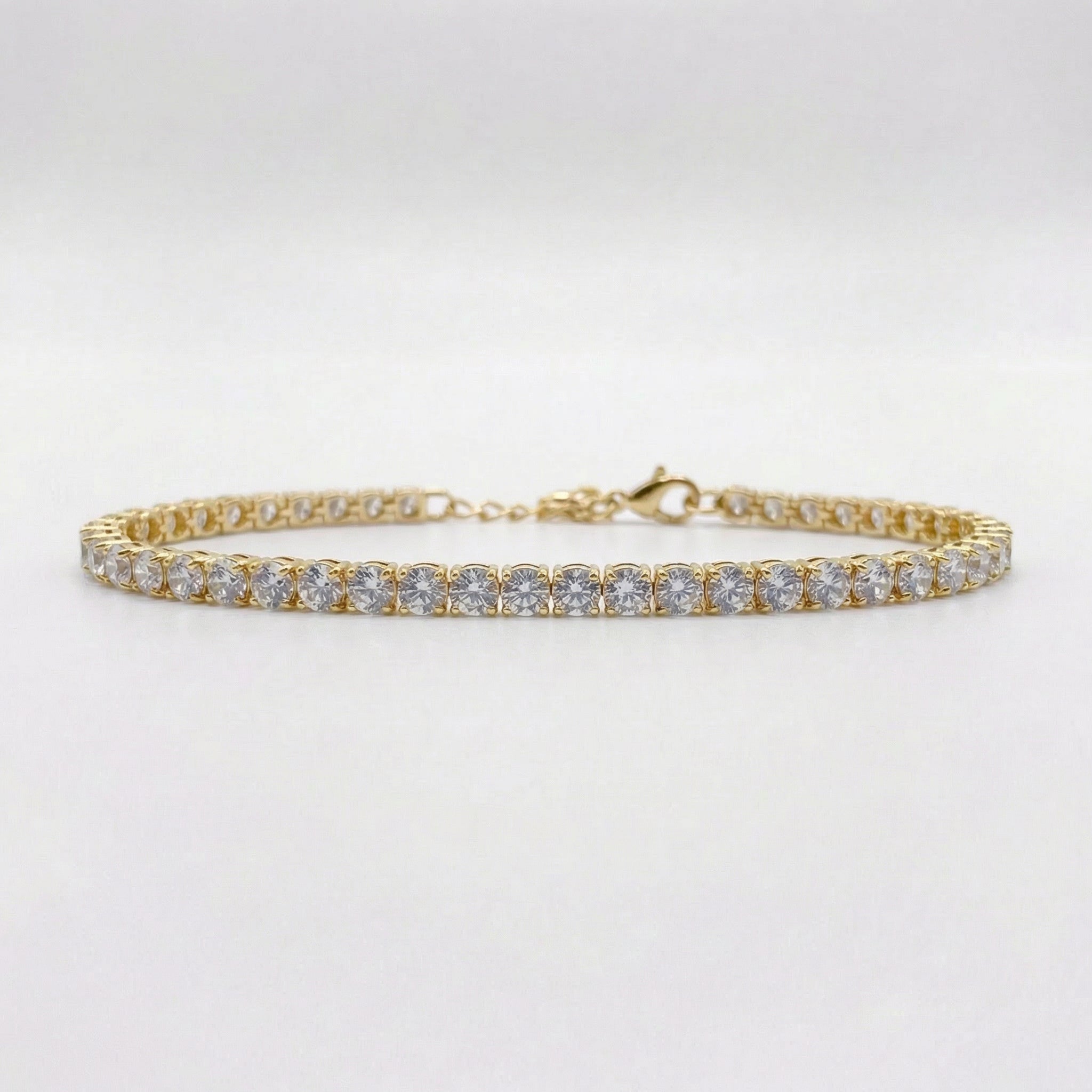Gold Tennis Bracelet